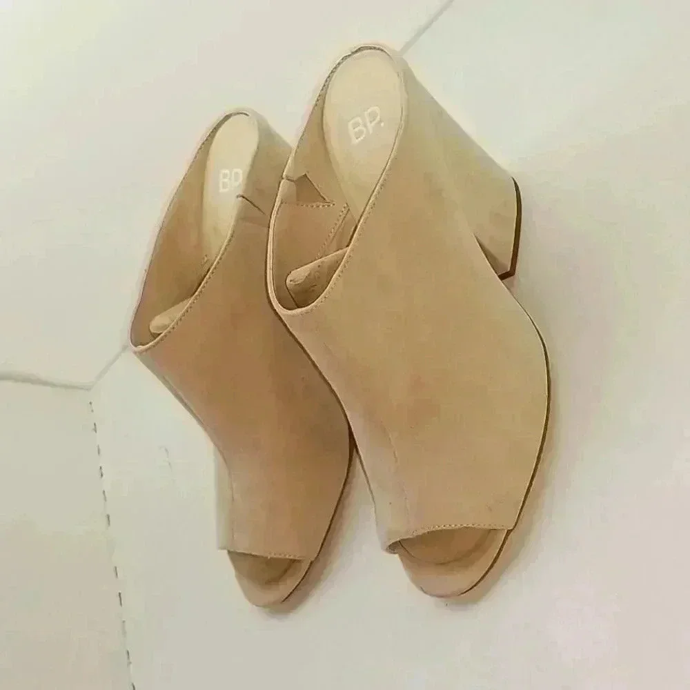 BP sandals open toe Chunky heel